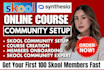 do skool community setup skool online course creation community growth manager