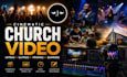 create a cinematic church intro, sermon bumper and worship video