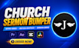 create a cinematic church intro, sermon bumper and worship video