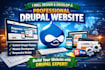 design and develop professional drupal website