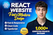 build a modern react website with typescript