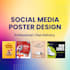 design professional social media posters
