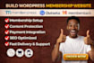 build wordpress membership website using memberpress outseta or memberstack