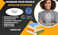 elevate google scholar backdate current citations, journals, using researchgate