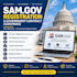 handle sam gov registration and contract support
