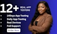 provide mobile app closed testing 20 testers 12 testers