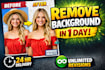 do background removal bulk, and photo editing in just 1 day