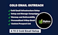 setup cold email outreach b2b lead generation infrastructure