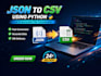 convert json files to CSV with python script