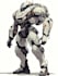 do anime style mecha robot illustrations