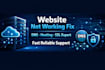 fix website dns hosting issues