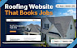 build a custom roofing company website that generates leads