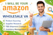 be your amazon fba wholesale virtual assistant, amazon va