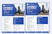 do government capability statement brochure, business capability statement flyer