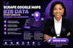 scrape google maps b2b data extract leads and do business lead generation