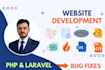 fix laravel bugs, PHP errors and API issues professionally