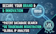 search patent database and file US trademark registration