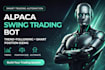 alpaca swing trading trend following position sizing swing bot hold positions