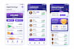 modern fintech mobile app UI UX design in figma