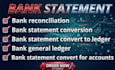 reconciliation, bank,ledger,supplier customer reconciliation