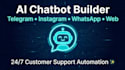 ai customer support chatbot for whatsapp, instagram, messenger, telgramam