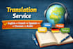 provide high quality translation in multiple language