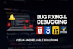 fix bugs and errors in your website HTML CSS js python flask
