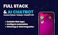 build a full stack web development or ai chatbot development