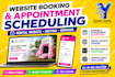 build a booking website with payments and scheduling