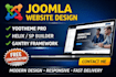 design or customize joomla website using yootheme and builders