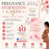 design pregnancy and motherhood affirmation cards for print and etsy