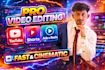 do your instagram reels, tiktok editing and youtube creator