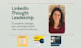 write strategic linkedin posts for thought leadership