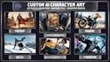 create high quality ai anime art locally on my PC