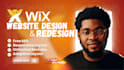 create wix website design, wix website redesign, wix studio website design