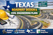 texas roadway design and civil engineering plans