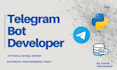 develop a professional telegram bot using python and mysql