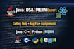 help you with coding assignments in java python