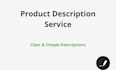 write clear and simple product descriptions