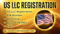 do US llc registration, ein, boi filing, seller permit, dba, US llc dissolution