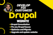 develop, fix, migrate, update or upgrade your drupal website