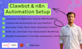 setup clawbot openclaw ai agent with n8n automation workflow and api integration