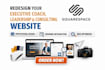 redesign executive coach website leadership website consulting website