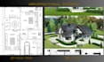 design modern luxury house plans and 3d rendering