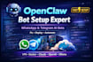 setup openclaw clawdbot ai agent telegram whatsapp on hostinger vps moltbot