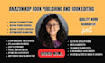 do amazon kdp book formatting, KDP book editing, amazon KDP book publishing