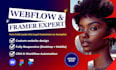 design or redesign professional webflow website design or framer website