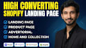 design high converting shopify product landing page using replo pagefly gempages