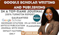 write and publish research article in google scholar ,increase journal citation