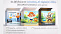 do 2d character animation, 2d explainer video, 2d cartoon animation and games